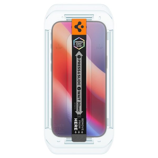 Spigen Glass tR EZ Fit (Privacy) 2 Pack Transparency-Apple iPhone 17 Air (AGL09862) - Image 5